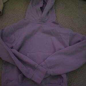 Aritzia Purple Hoodie Sweater